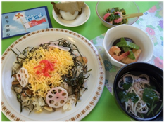 端午の節句の食事